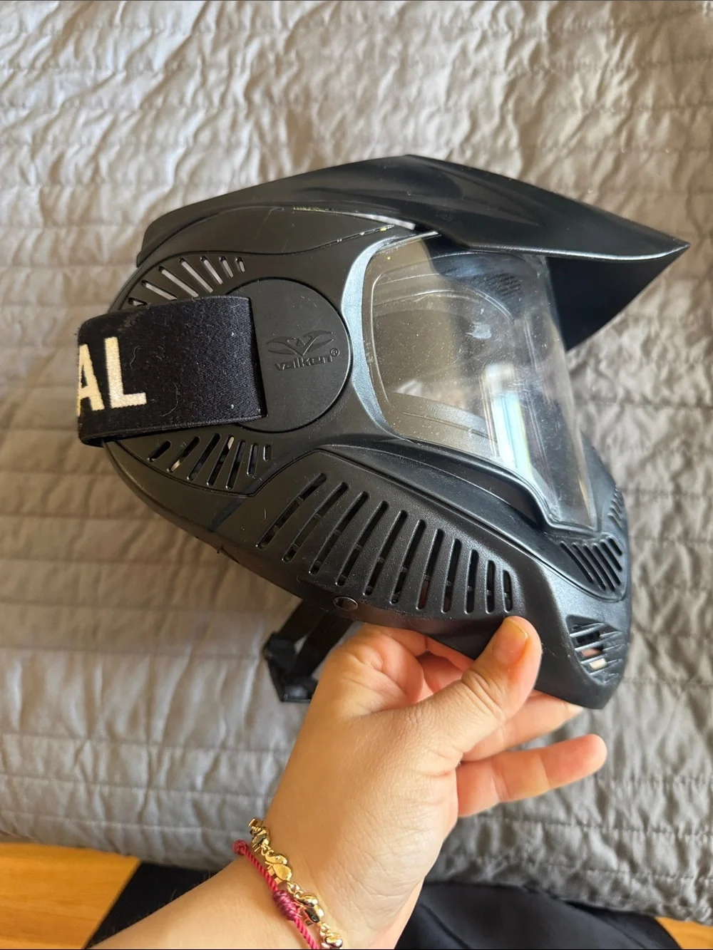 Black Paintball/VR Mask - Black